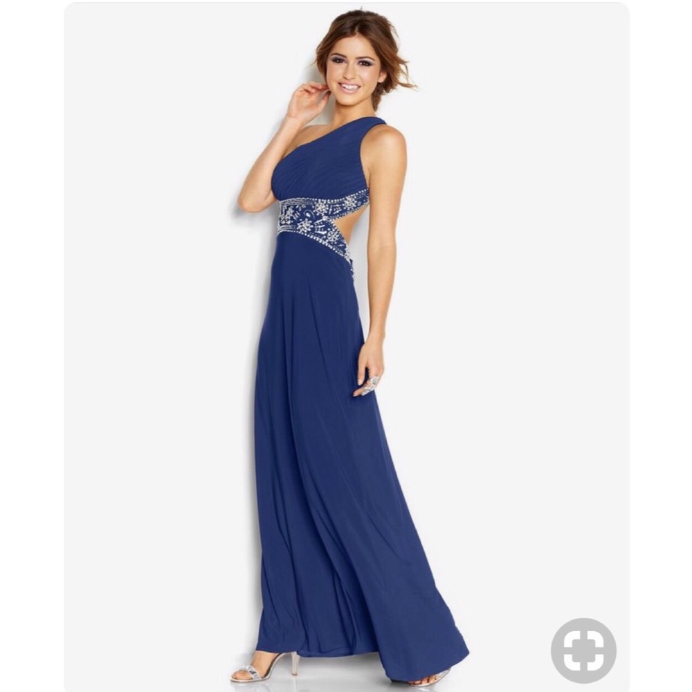 SALE❗️Blondie Nites Juniors' One-Shoulder Dress